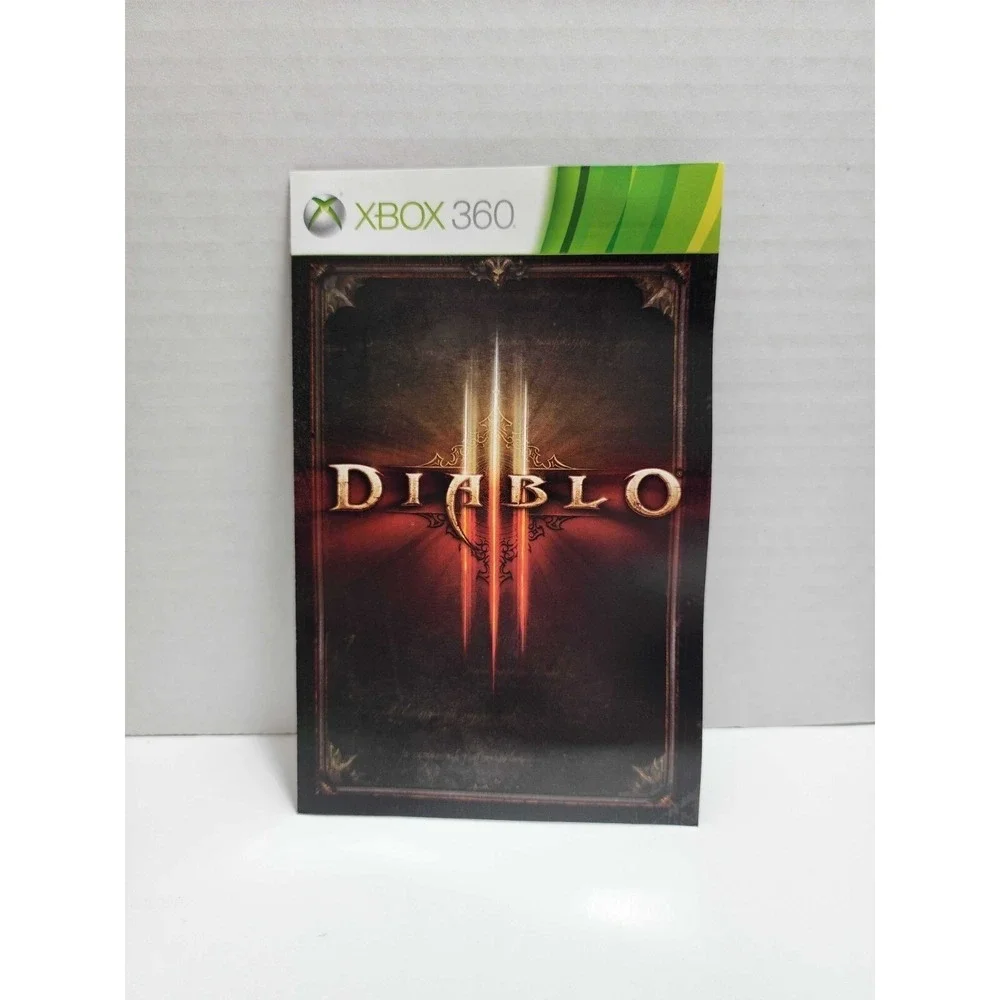 Diablo III - Microsoft Xbox 360 - Video Game - Complete w/ Manual - CIB - Tested